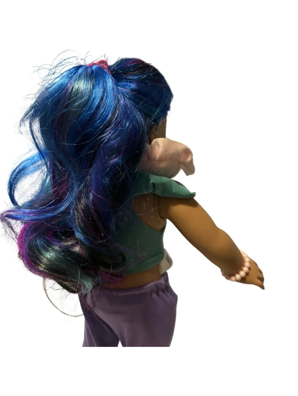 American Girl Truly Me Doll Purple Blue Black Hair Brown Eyes